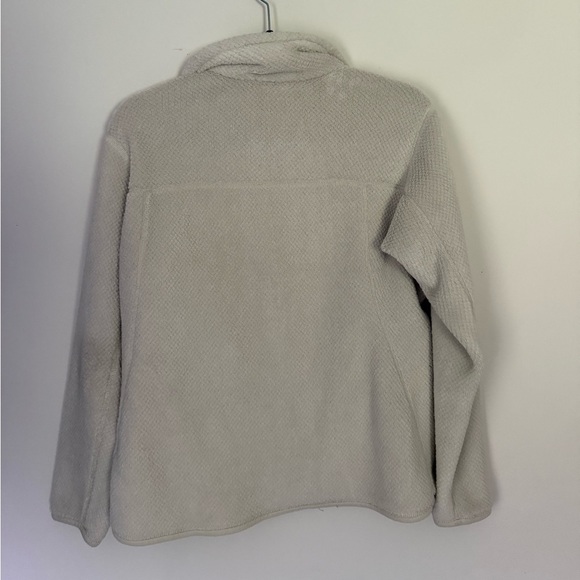 Patagonia Womens Cream Re-Tool Snap T Fleece Pullover Size Medium Sweater READ* - Picture 2 of 8